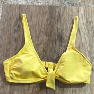 Kona Sol Yellow Bikini Top